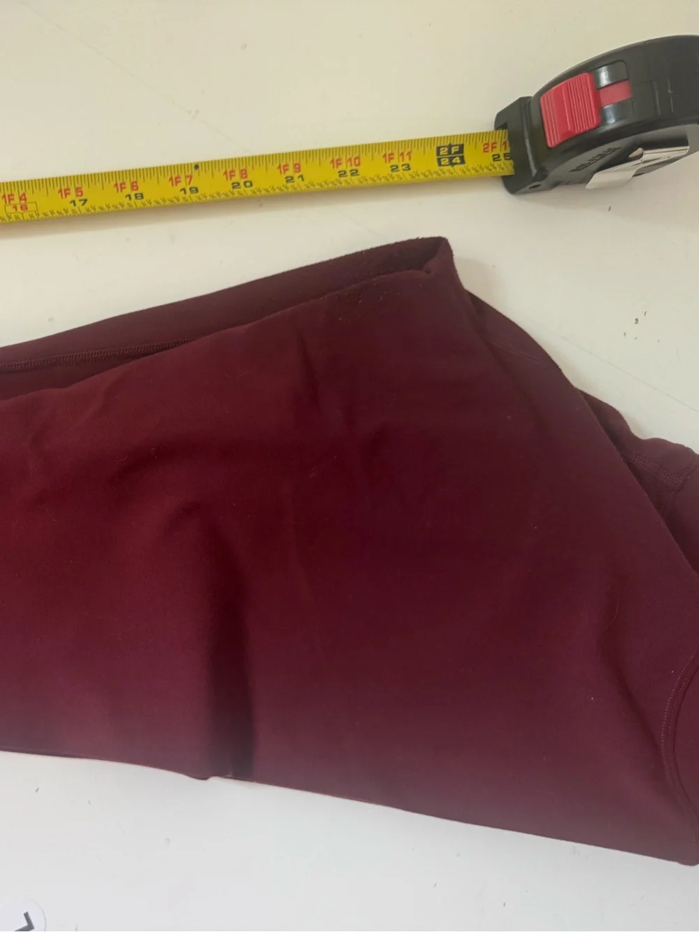 lululemon Align™ High-Rise Crop 23" Size 8 Burgundy - Picture 13 of 14
